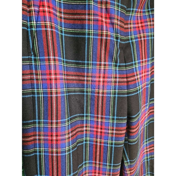 J.Crew Full-length Sydney wide-leg pant in Stewart tartan wool blend - Picture 5 of 11